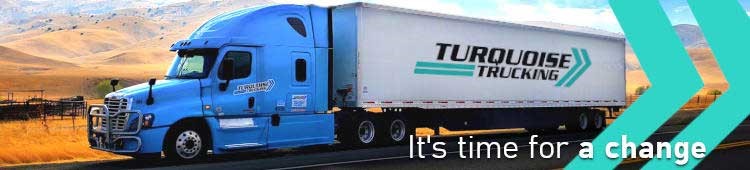 CDL A Truck Owner Operators - $2.32 Avg Loaded Mile 100% No Touch - Columbus, GA - Turquoise Truck